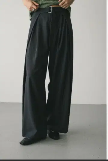 STYLEMIXER 스타일 믹서 허리 디자인 사이드 랩 팬츠