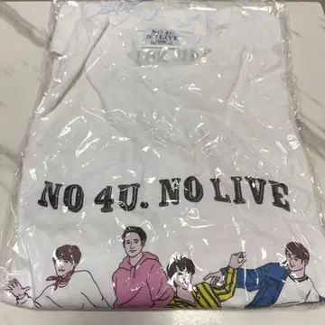 포~유 TEN제 NO 4U. NO LIVE 티셔츠