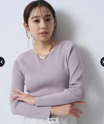 [ 새상품급 ] 저스길리티*라메 심플 풀오버