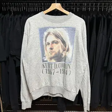 [ 즉발 ] 닐바나 NIRVANA 추모 맨투맨 L 상당