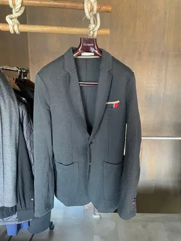 [ ZARA ] 자라 테일러드 자켓 자코 엘보우 패치 M