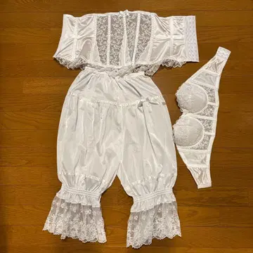 브라이덜 이너 웨딩 화이트 세모아 3종 세트 E70