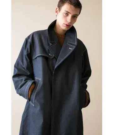 MONKEYTIME 데님 트윌 오버코트 사이즈 1