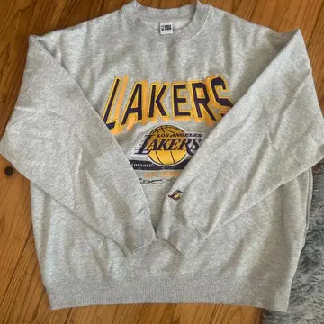 레이커스 그레이 맨투맨 트레이닝복