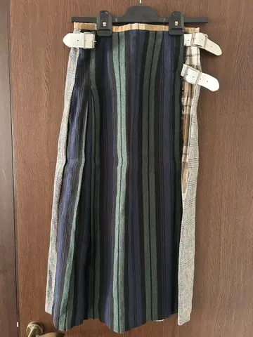 스트라이프 플리츠 스커트 O'NEIL OF DUBLIN 사이즈 8