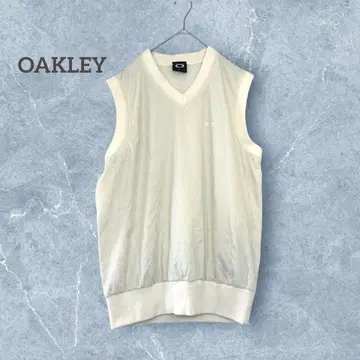 오클리 남성용 안감 부착 스포티 풀오버 나일론 베스트 L