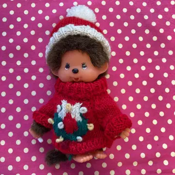 헤이세이 시대의 레트로 몽치치 (스웨터, 모자 포함)