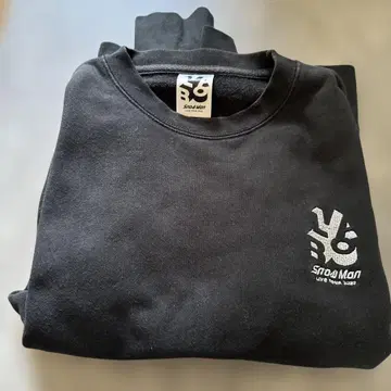 Snow Man 라이브 투어 2023 티셔츠 블랙 스노우 굿즈