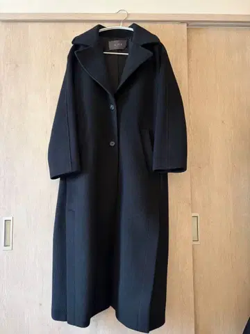 STUDIOUS WOMENS CITY 블랙 롱 코트