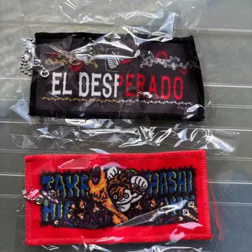 신일본 프로레슬링 미니 타월풍 키링 엘 데스페라도 타카하시 히로무