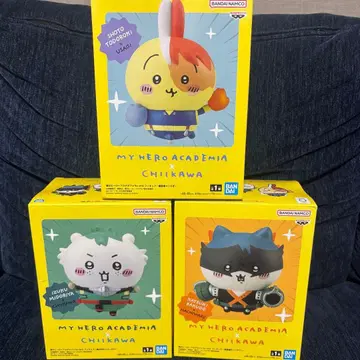 나의 히어로 아카데미아 x 치이카와 (먼작귀) 피규어 전 3종 세트