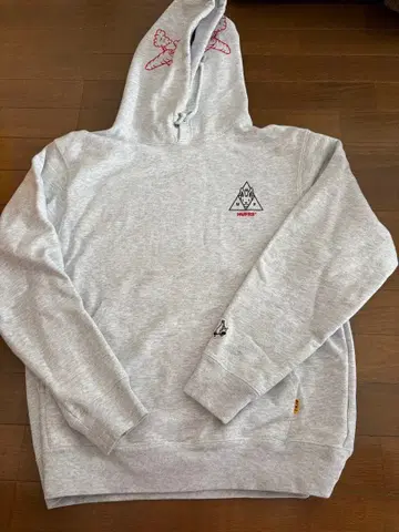 HUF FR2 그레이 후드티 M