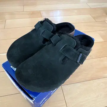 새상품급 24.5 버켄스탁 보스턴 보아 블랙