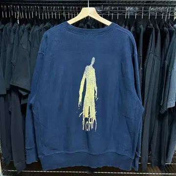 [ 즉발 ] Korn 맨투맨 네이비 XL 상당