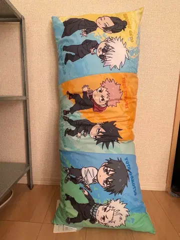 주술회전 5주년 플래티넘 잡화 롱 필로우 쿠션 라운드 원 한정판