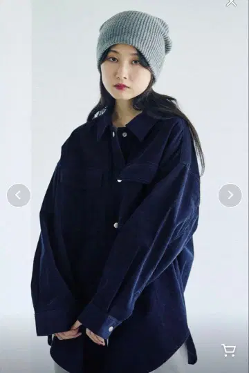 새상품 LEPSIM 코듀로이 BIG 셔츠