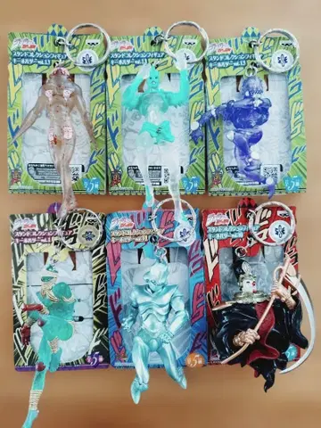 죠죠의 기묘한 모험 키링형 피규어 6체 세트