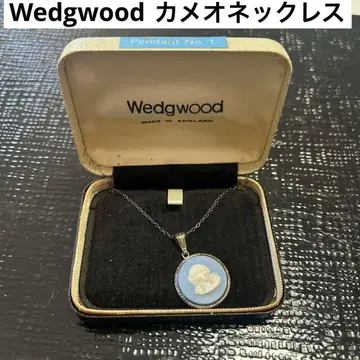Wedgwood 여신 펜던트 카메오 목걸이 빈티지