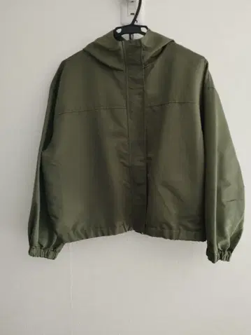 WEGO 후드 부착 올리브 그린 자켓