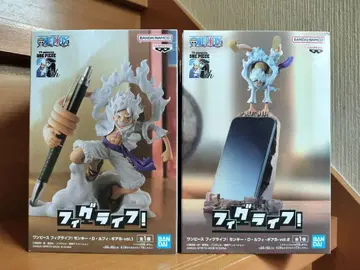 원피스 피그라이프! 루피 기어 5 피규어 2세트