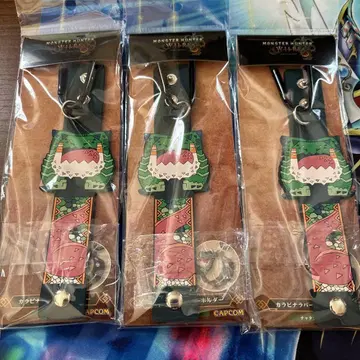 몬스터 헌터 와일즈 러버 키링 차타카브라 3개 세트