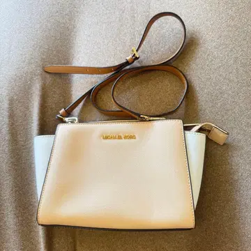 MICHAEL KORS 숄더백 베이지 화이트