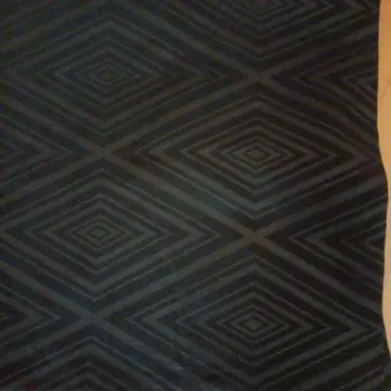 블랙 기하학 패턴 나고야 오비 상복