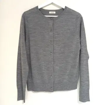 [ 미사용 ] DES PRES 울 가디건 라이트 그레이 F