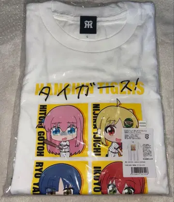봇치 더 록! 한신 타이거즈 콜라보 T셔츠 L사이즈 새상품