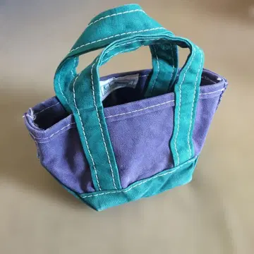 네이비 x 그린 디럭스 토트 엘엘빈 DX mini 미니 토트백