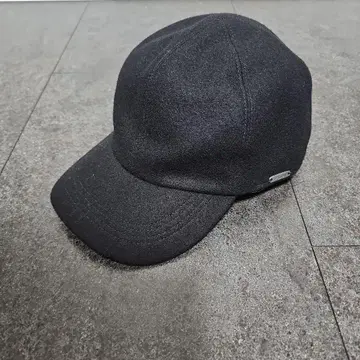 Wiggens 멜톤 마후 부착 캡 블랙 사이즈 61