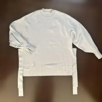 LE CIEL BLEU 사이드 슬릿 긴팔 니트 36