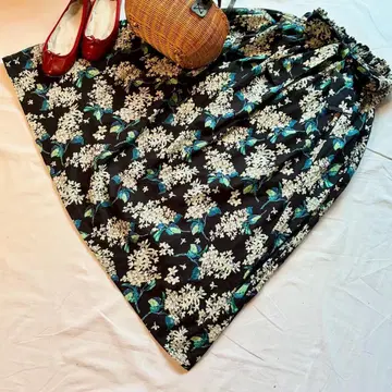 신상*리버티 아카이브 라일락 멋진 어른 리본 스커트 리본 탈부착 가능