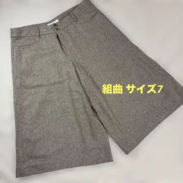 쿠미쿄쿠 빅 사이즈 7 가우초 팬츠