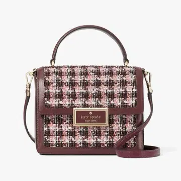[ 완판템 ] kate spade 리건 트위드 2way 탑 핸들 백