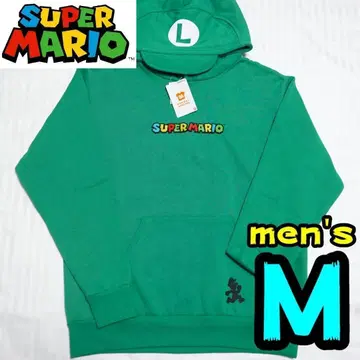 [ 새상품 ] 루이지 후드티 M 남성용 코스프레 할로윈 마리오