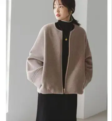 noble MTR 숏 케이프 블루종 38