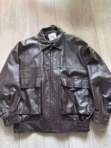 FREAK'S STORE 다크 브라운 가죽 자켓