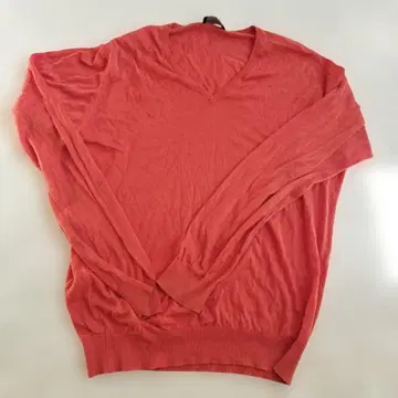 John Smedley 오렌지 V넥 니트 L