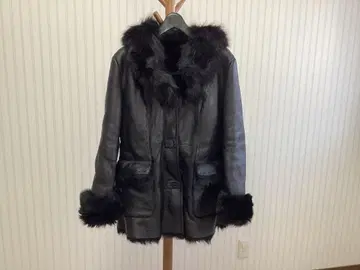 가죽 퍼(fur) 무스탕 코트