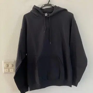 GILDAN 블랙 8.0oz 블랙 M 후드티