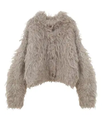 클라네 샤기 숏 가디건/샤기 니트