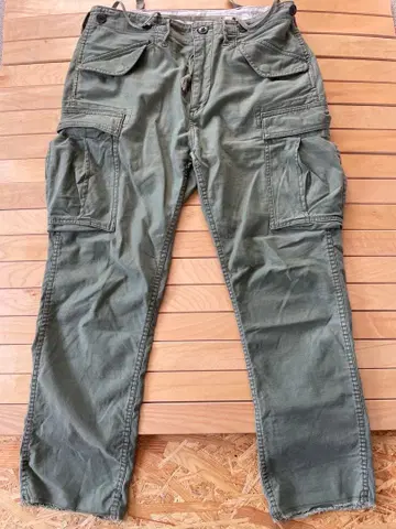 론 헤르만 RHC 빈티지 크롭 카고 팬츠 L 올리브 그린