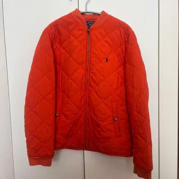 폴로 랄프 로렌 퀼팅 자켓 오렌지