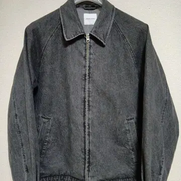 프릭스스토어 집업 데님 블루종 블랙 사이즈 M