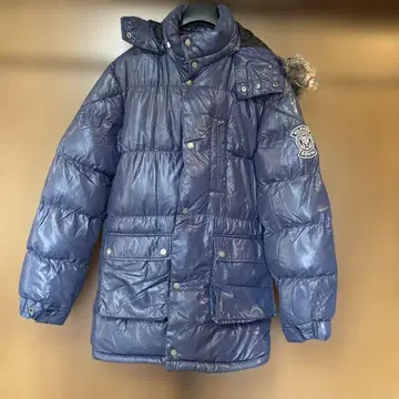 TOMMY 네이비 다운 자켓 후드 부착