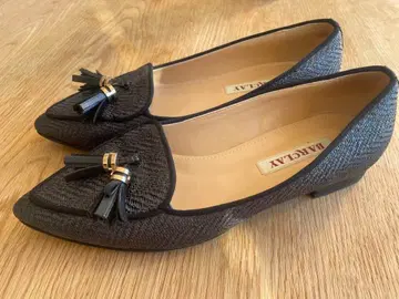 BARCLAY 블랙 플랫슈즈 태슬 포함