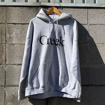 Creek 그레이 후드 부착 후드티 XL 사이즈