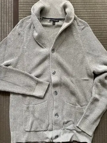 BANANA REPUBLIC 그레이 니트 가디건 XL