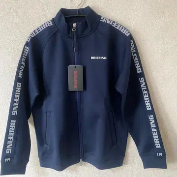 BRIEFING 네이비 풀 지퍼 자켓